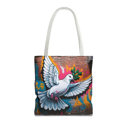 Artistic Surge - Eco-Friendly Canvas Tote Bag - PEACE