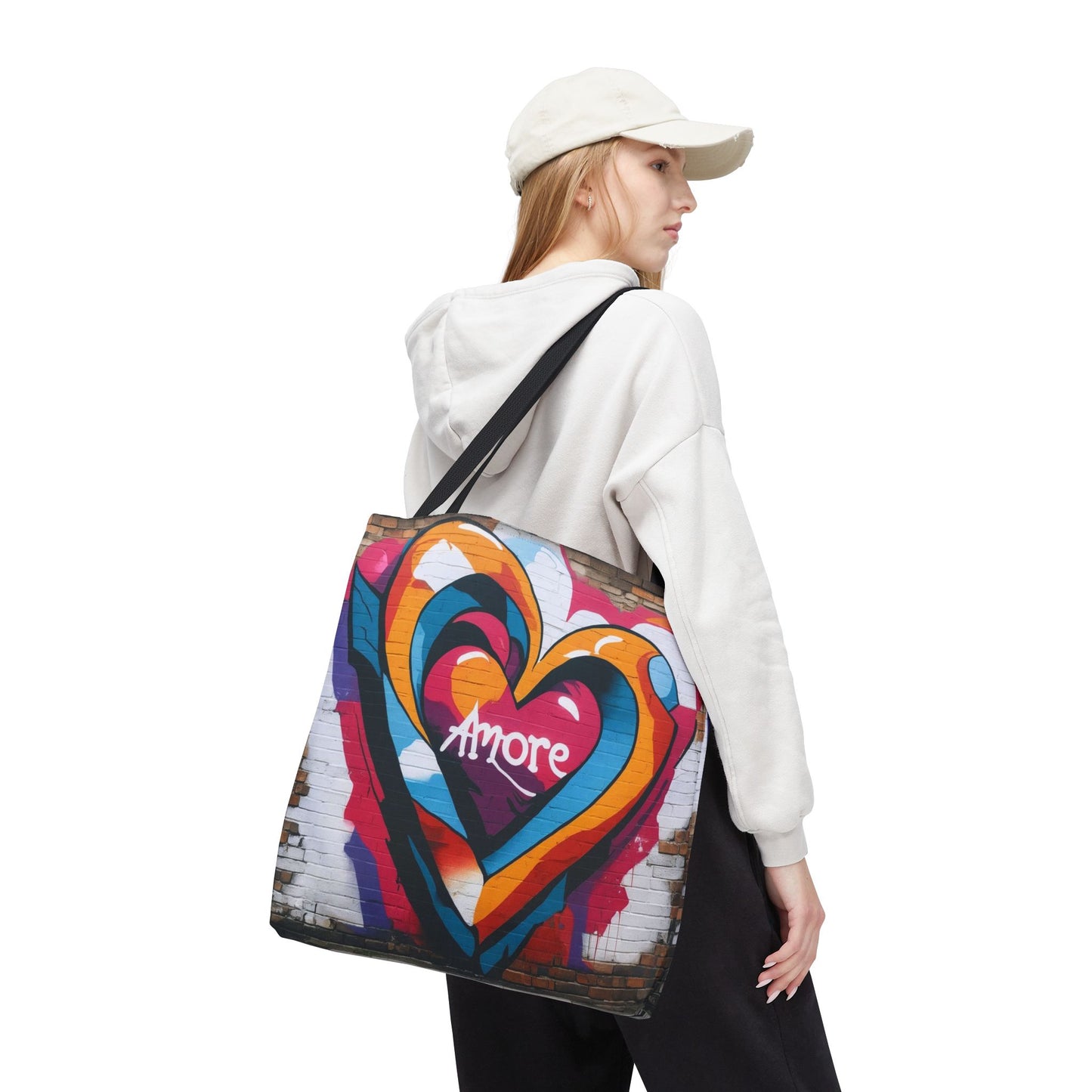Artistic Surge - Eco-Friendly Canvas Tote Bag - HEART