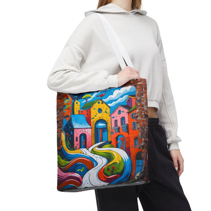 Artistic Surge - Eco-Friendly Canvas Tote Bag - HOUSES