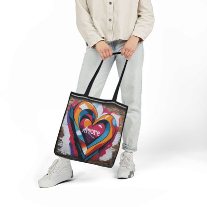Artistic Surge - Eco-Friendly Canvas Tote Bag - HEART