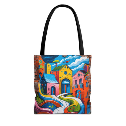 Artistic Surge - Eco-Friendly Canvas Tote Bag - HOUSES