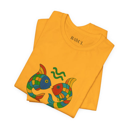 PISCES - T-shirt, The Zodiac in Colors