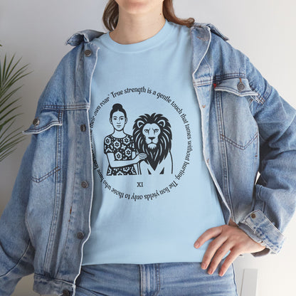 Strength - ArcanaPop T-Shirt – Where Tarot Magic Meets Pop Art