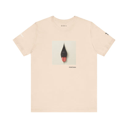 DOGART Unisex Jersey Dog T-Shirt - FONTANA - Iconic Painting Reimagined with Dogs