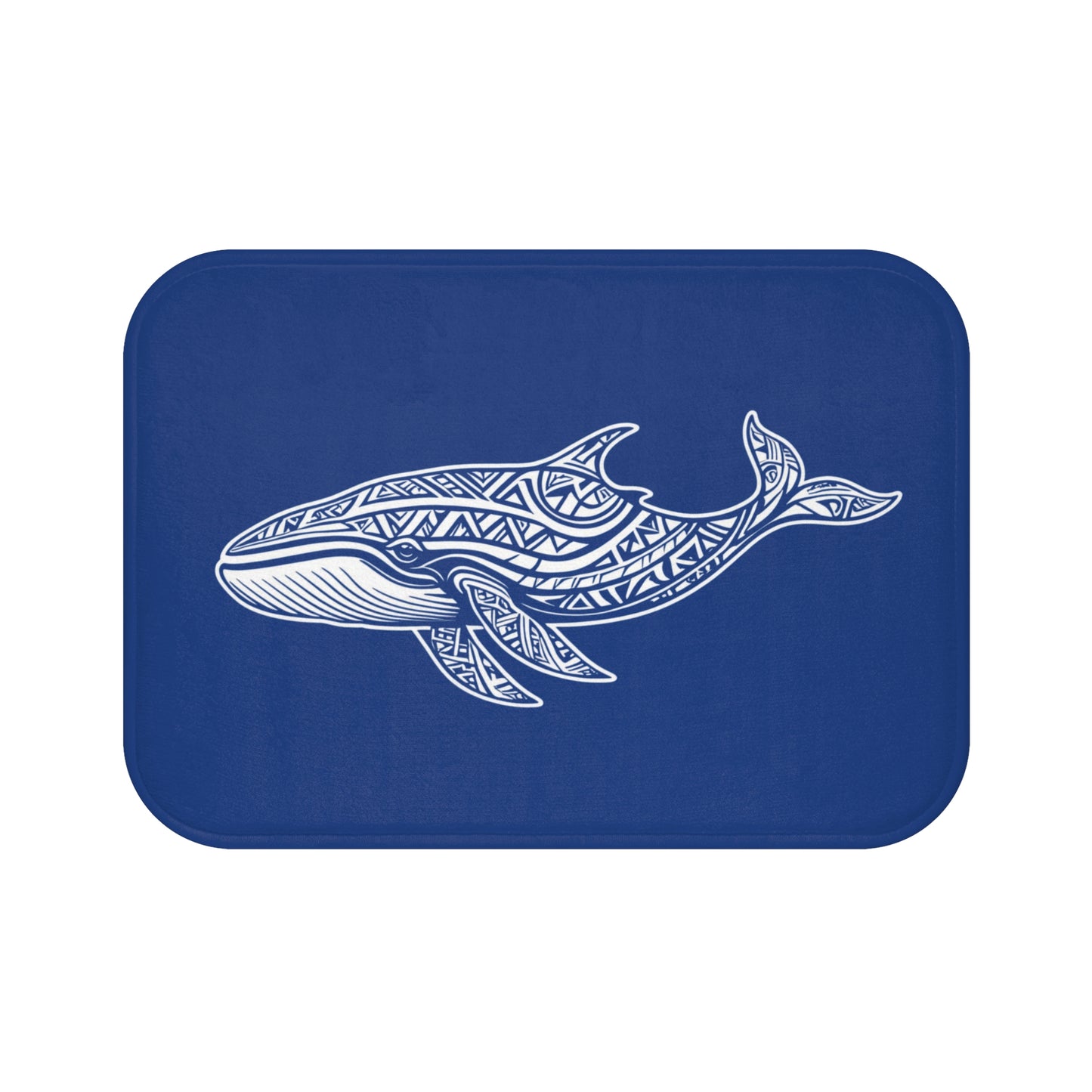 Tribal Bath Mat. Ocean Energy, Tribal Style