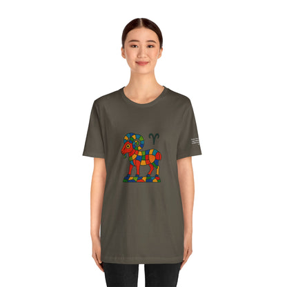 ARIES - T-shirt, The Zodiac in Colors