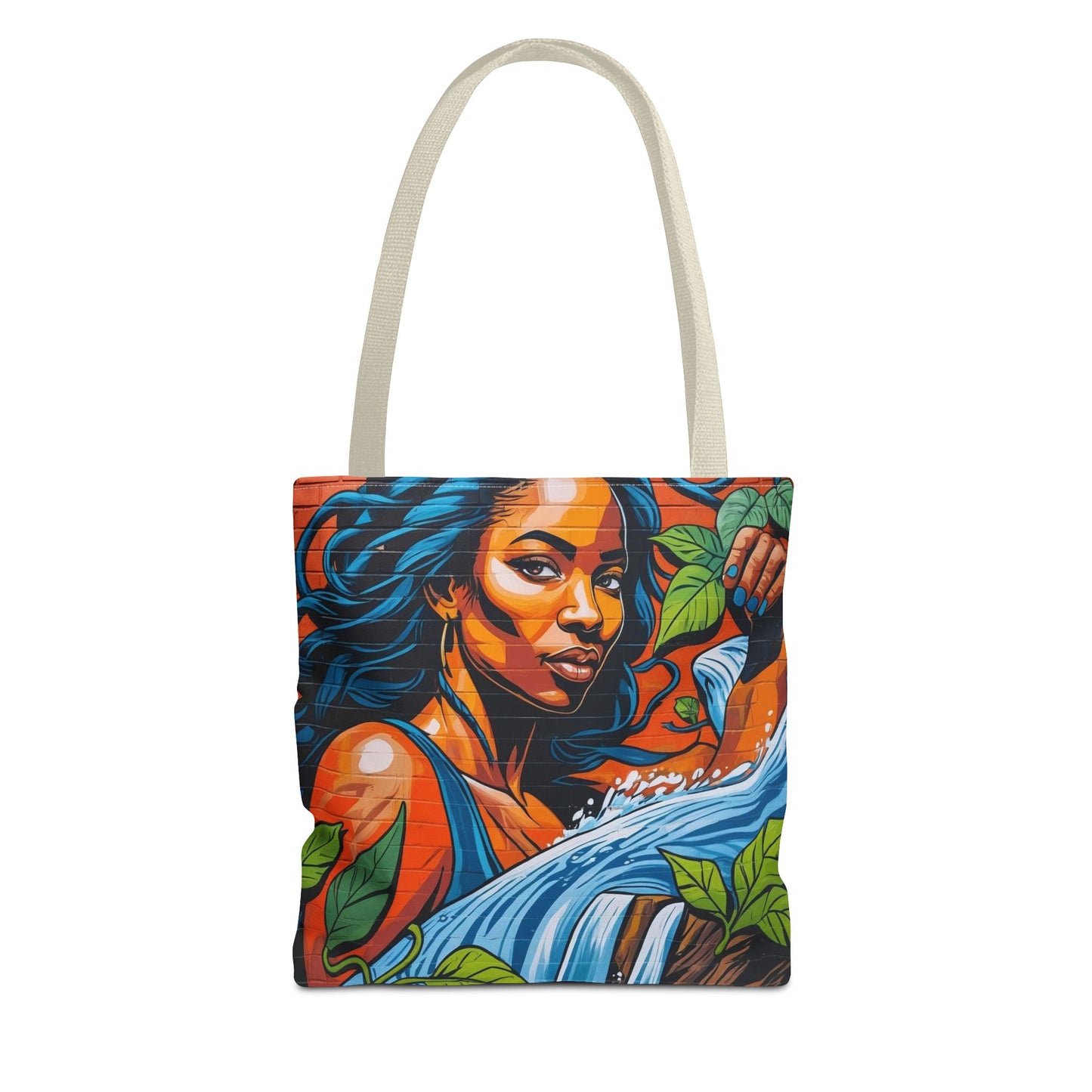 Artistic Surge - Eco-Friendly Canvas Tote Bag - WOMAN WITH WATER