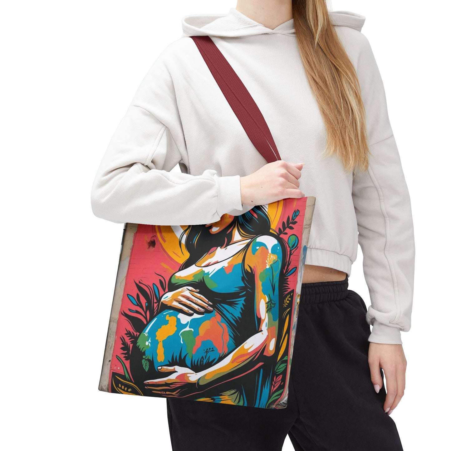 Artistic Surge - Eco-Friendly Canvas Tote Bag - MATERNITY