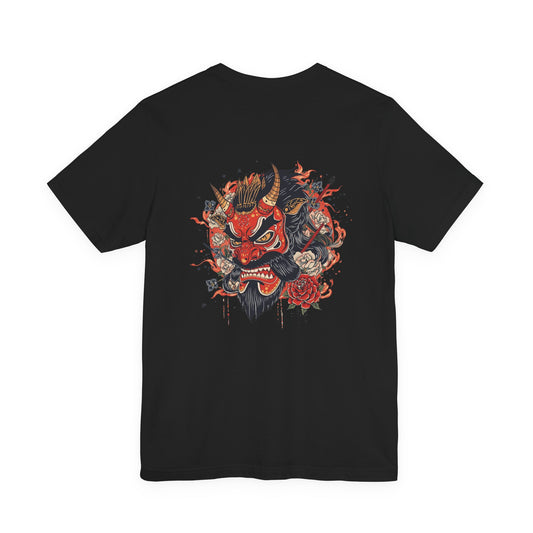 The Bold Oni Mask Streetwear T-Shirt