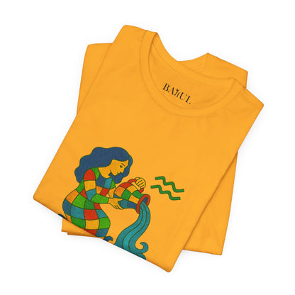 AQUARIUS - T-shirt, The Zodiac in Colors