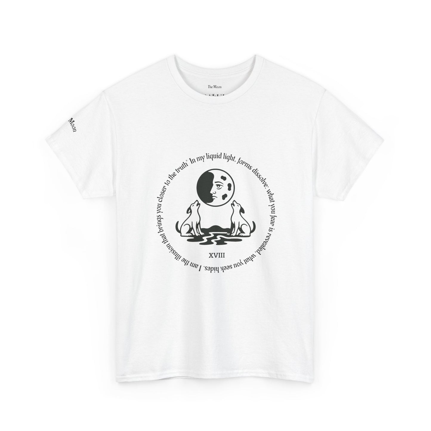 The Moon - ArcanaPop T-Shirt – Where Tarot Magic Meets Pop Art