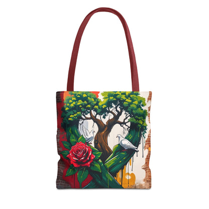 Artistic Surge - Eco-Friendly Canvas Tote Bag - ROSE