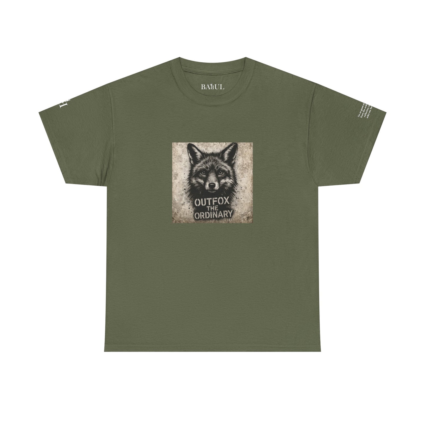Rebel Graphic Tee - Unisex Heavy Cotton T-Shirt for the Wild at Heart. Rebel Tees, Born to Be Worn - Outfox The Ordinary
