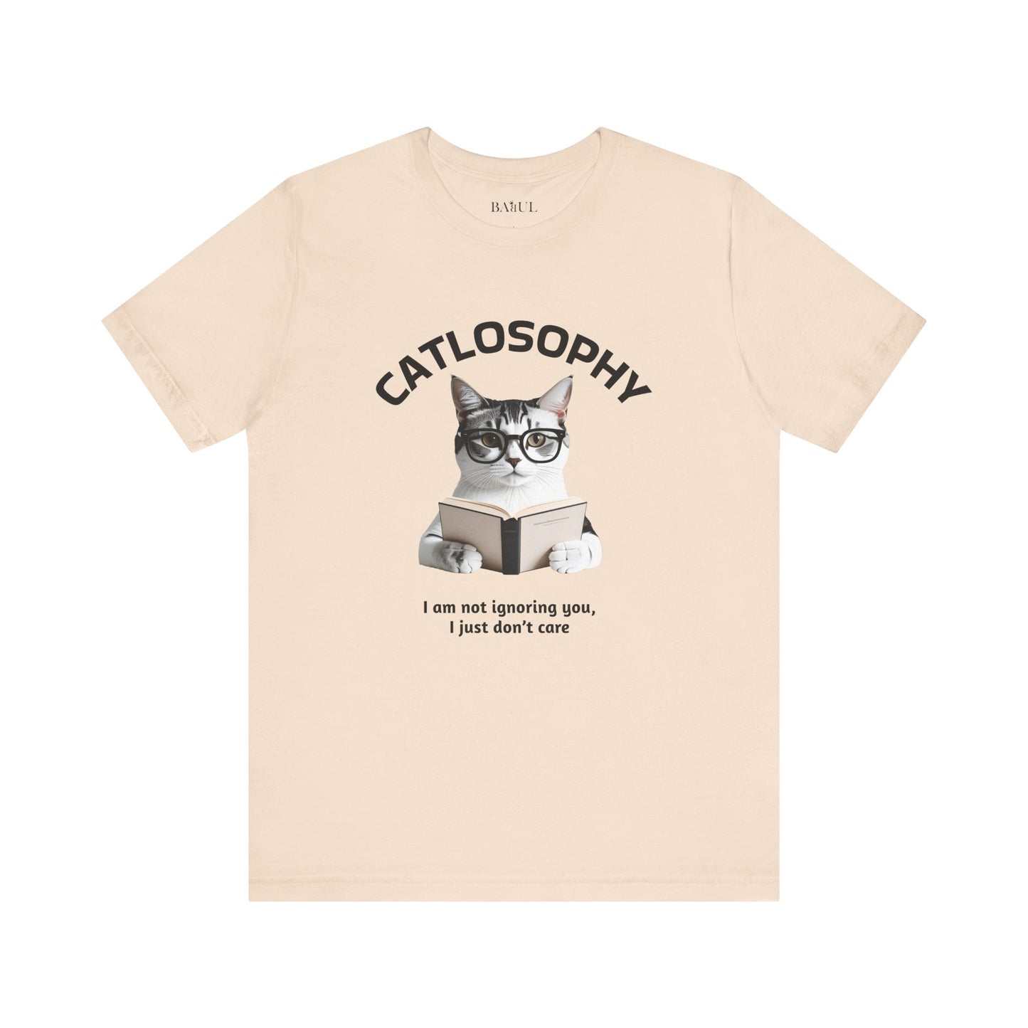 Catlosophy Unisex Jersey Short Sleeve Tee –  "I am not ignoring you" Design
