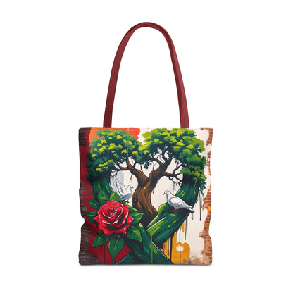 Artistic Surge - Eco-Friendly Canvas Tote Bag - ROSE