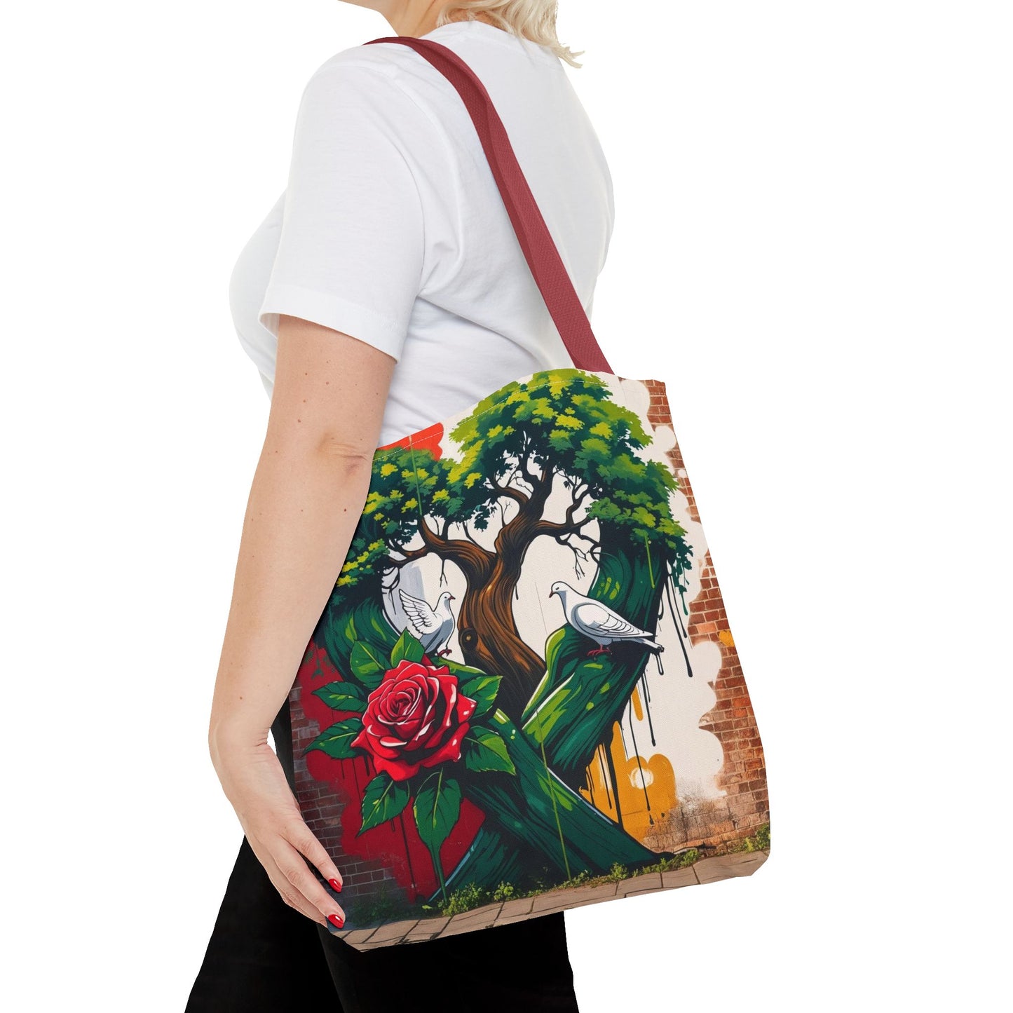 Artistic Surge - Eco-Friendly Canvas Tote Bag - ROSE