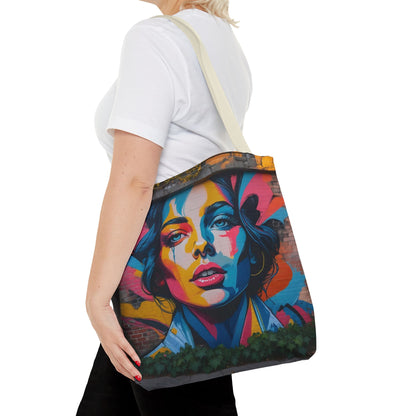 Artistic Surge - Eco-Friendly Canvas Tote Bag - WOMAN'S FACE