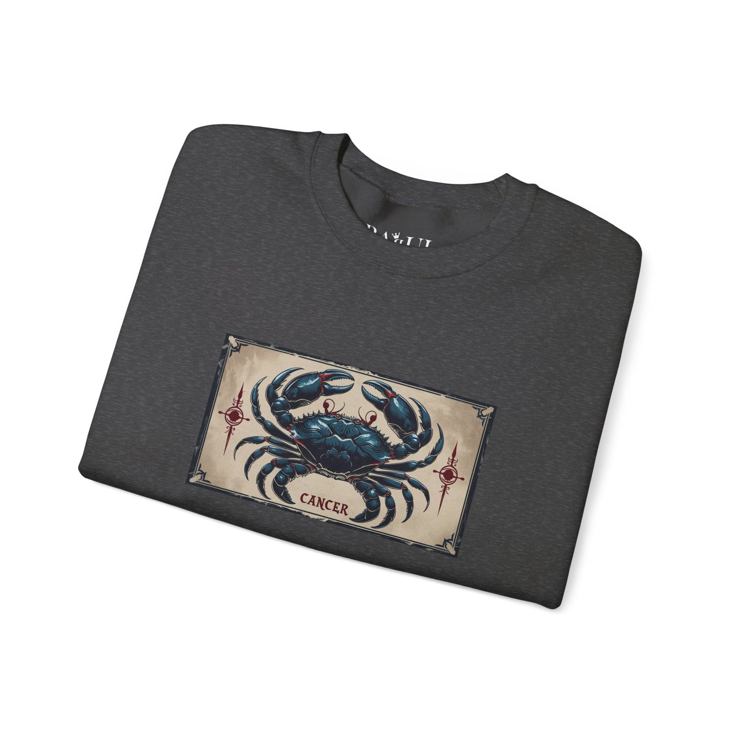 Cancer - Gothic Zodiac Blue Sweatshirt