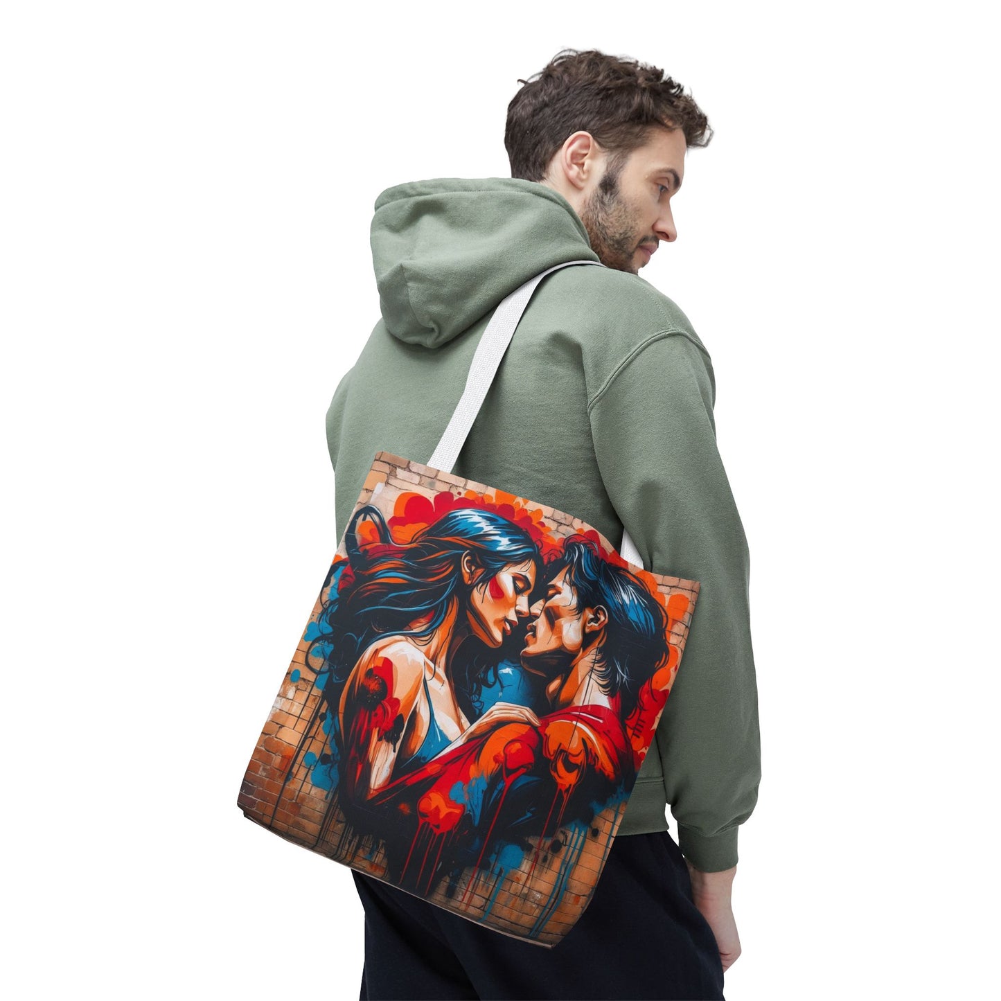 Artistic Surge - Eco-Friendly Canvas Tote Bag - LOVERS