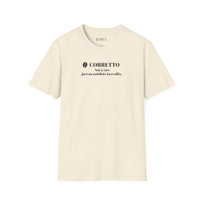 CoffeeTherapy T-Shirt – Irony Is the Best Cure (Right After Coffee)
