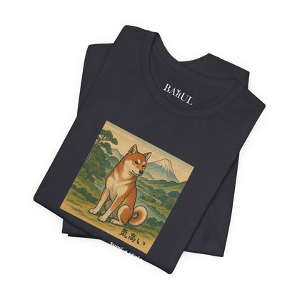 DOGART Unisex Jersey DOG T-Shirt - SUMI-E STYLE - Iconic Painting Reimagined with Dogs