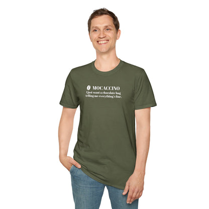 CoffeeTherapy T-Shirt - – Irony Is the Best Cure (Right After Coffee)