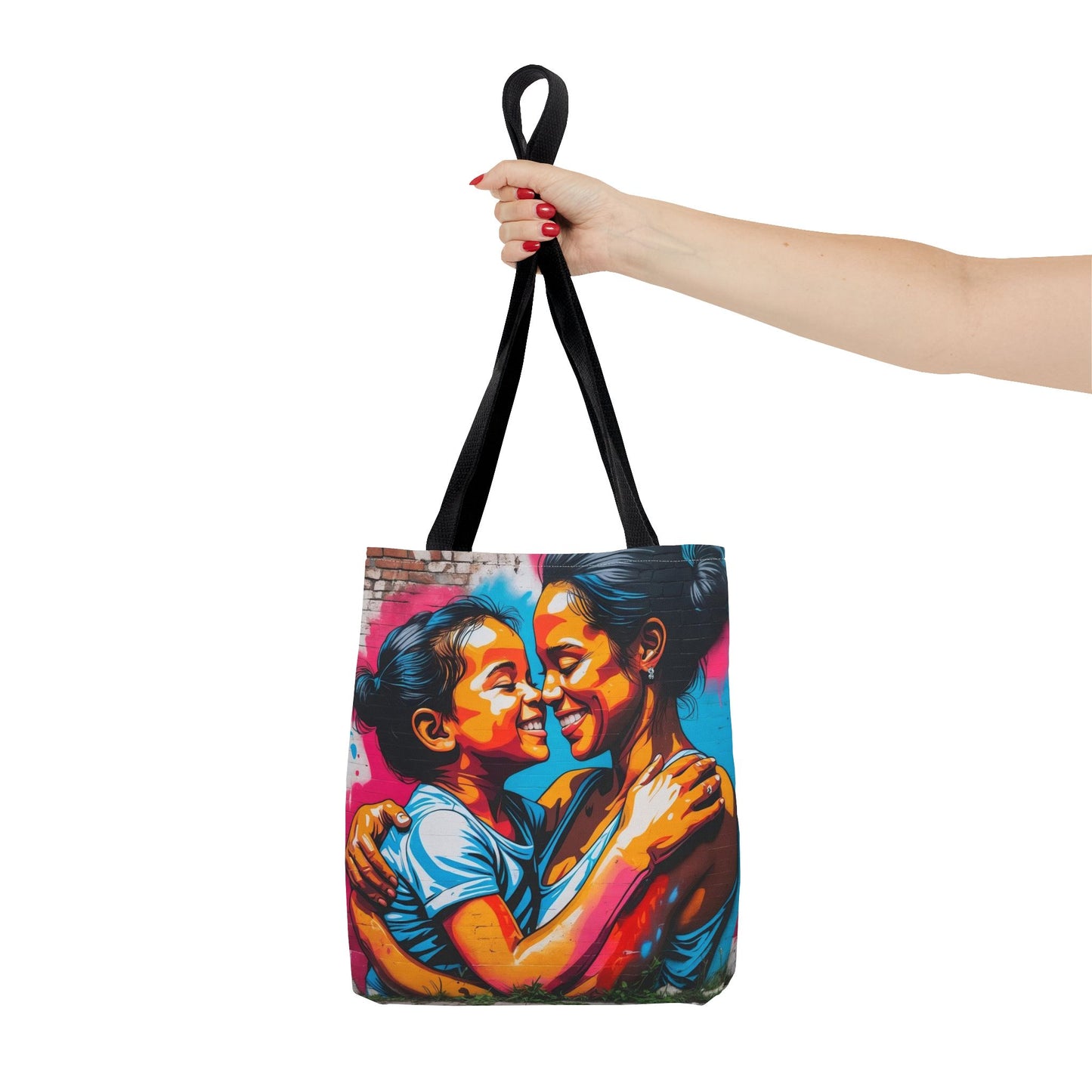 Artistic Surge - Eco-Friendly Canvas Tote Bag - SMILING HUG