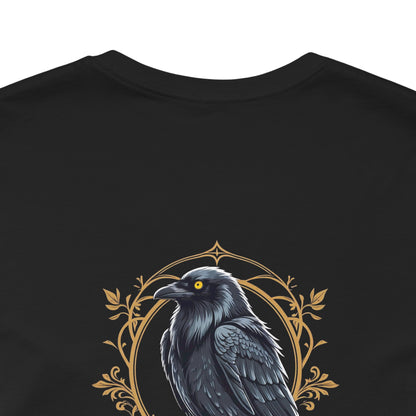 Crow – The Shape-Shifter - Magic Animals T-Shirt Black Only (graphic on the back)