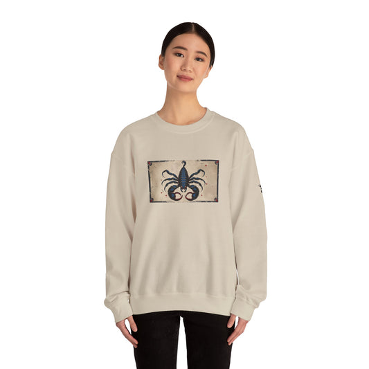 Scorpio - Gothic Zodiac Blue Sweatshirt