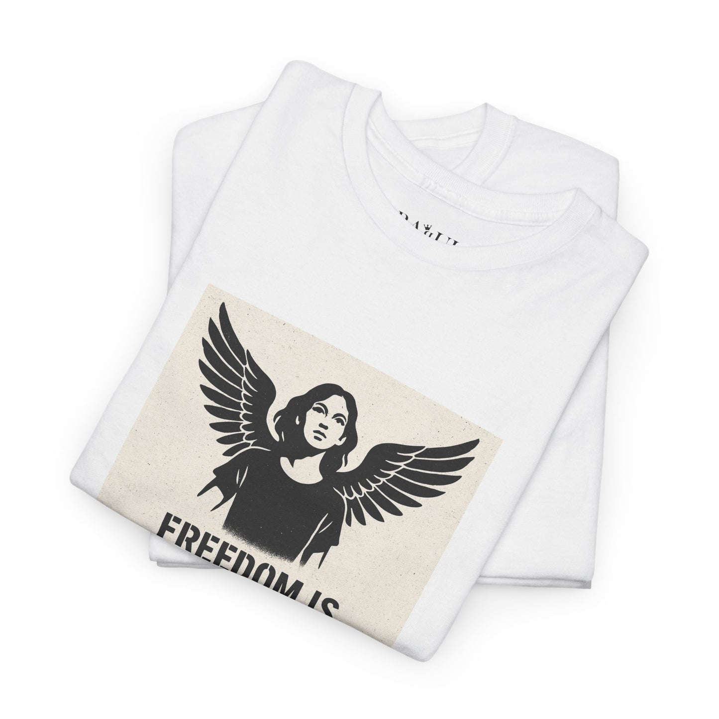 Rebel Graphic Tee - Unisex Heavy Cotton T-Shirt for the Wild at Heart. Rebel Tees, Born to Be Worn - FREEDOM IS NON-NEGOTIABLE