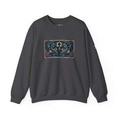 Pisces - Gothic Zodiac Blue Sweatshirt