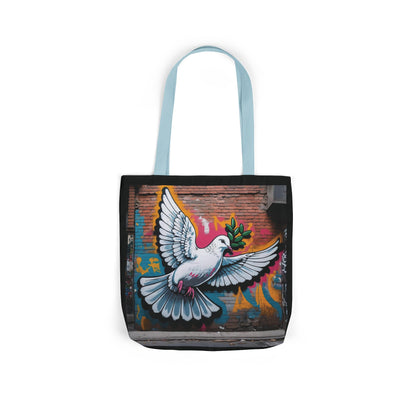 Artistic Surge - Eco-Friendly Canvas Tote Bag - PEACE