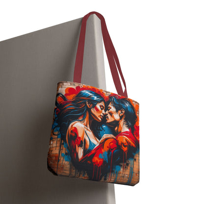 Artistic Surge - Eco-Friendly Canvas Tote Bag - LOVERS