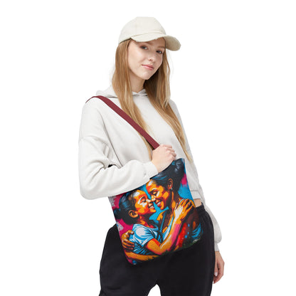 Artistic Surge - Eco-Friendly Canvas Tote Bag - SMILING HUG