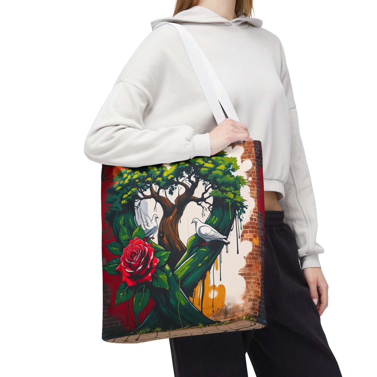 Artistic Surge - Eco-Friendly Canvas Tote Bag - ROSE