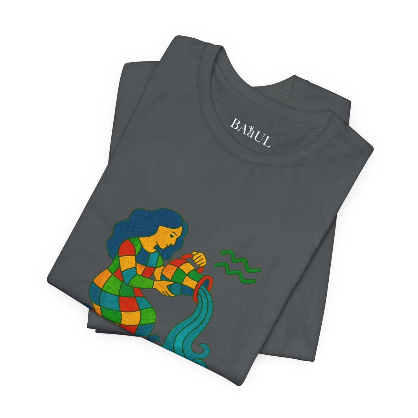 AQUARIUS - T-shirt, The Zodiac in Colors