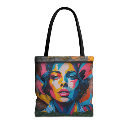 Artistic Surge - Eco-Friendly Canvas Tote Bag - WOMAN'S FACE