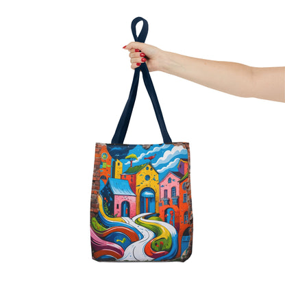 Artistic Surge - Eco-Friendly Canvas Tote Bag - HOUSES