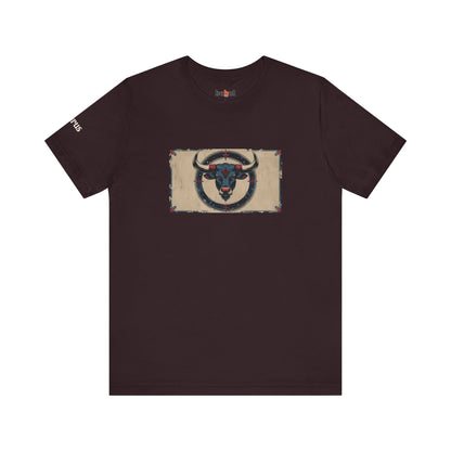 Taurus - Gothic Zodiac T-Shirt. Zodiac in the Shadows