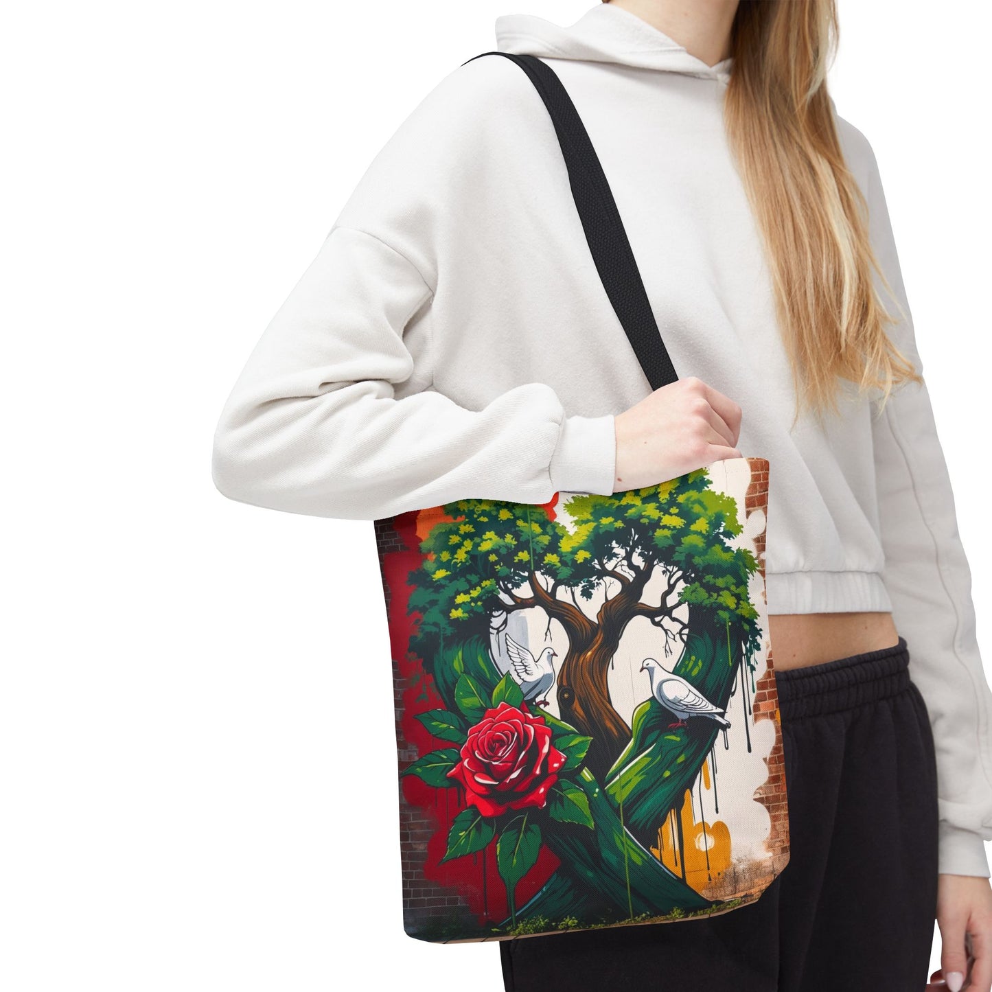 Artistic Surge - Eco-Friendly Canvas Tote Bag - ROSE