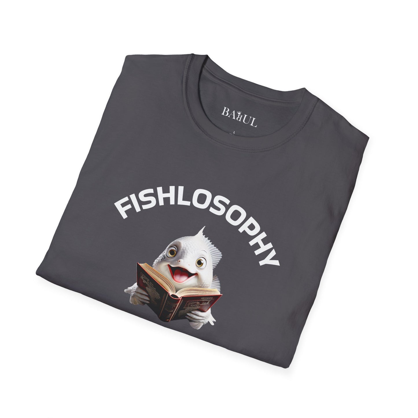 Fishlosophy Unisex T-Shirt - Ocean Vibes and Life's Questions Design - PEARLS OF WISDOM FROM THE FISH WORLD