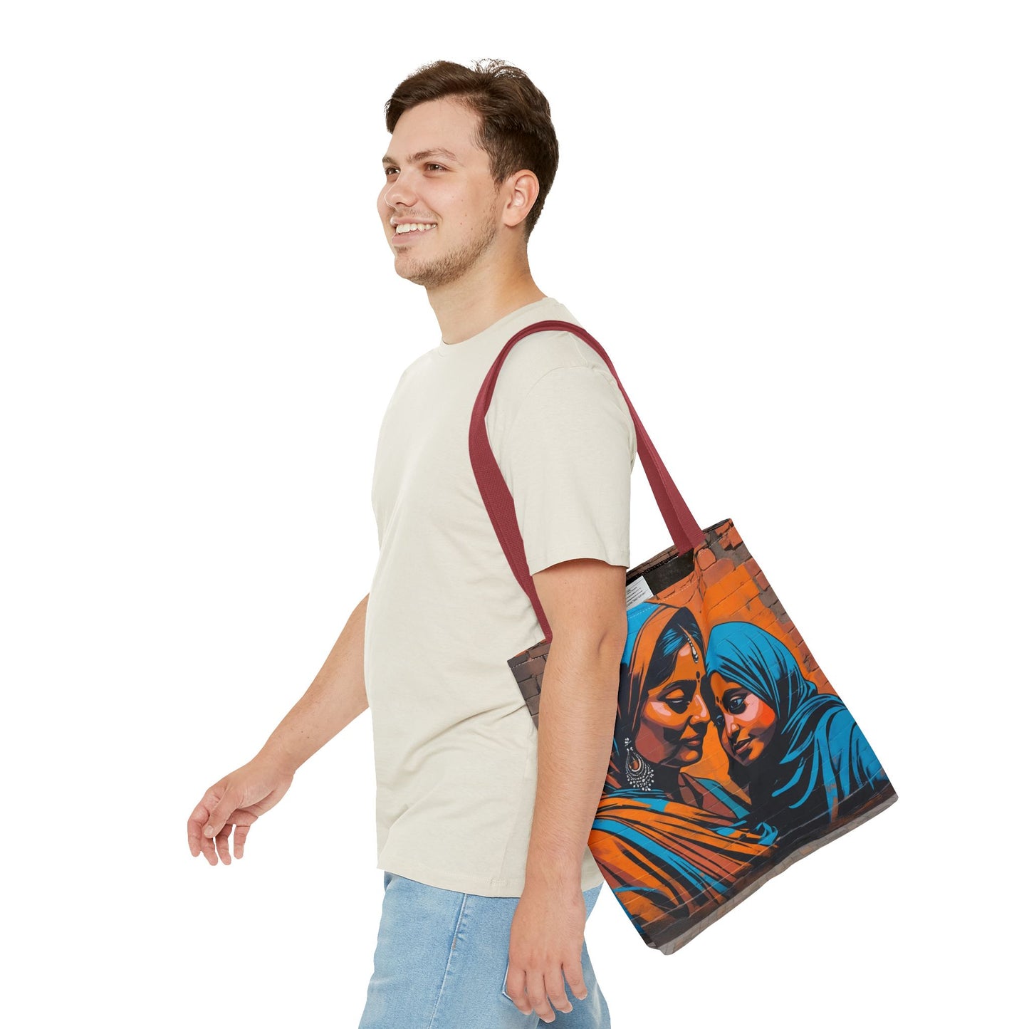 Artistic Surge - Eco-Friendly Canvas Tote Bag - TENDERNESS