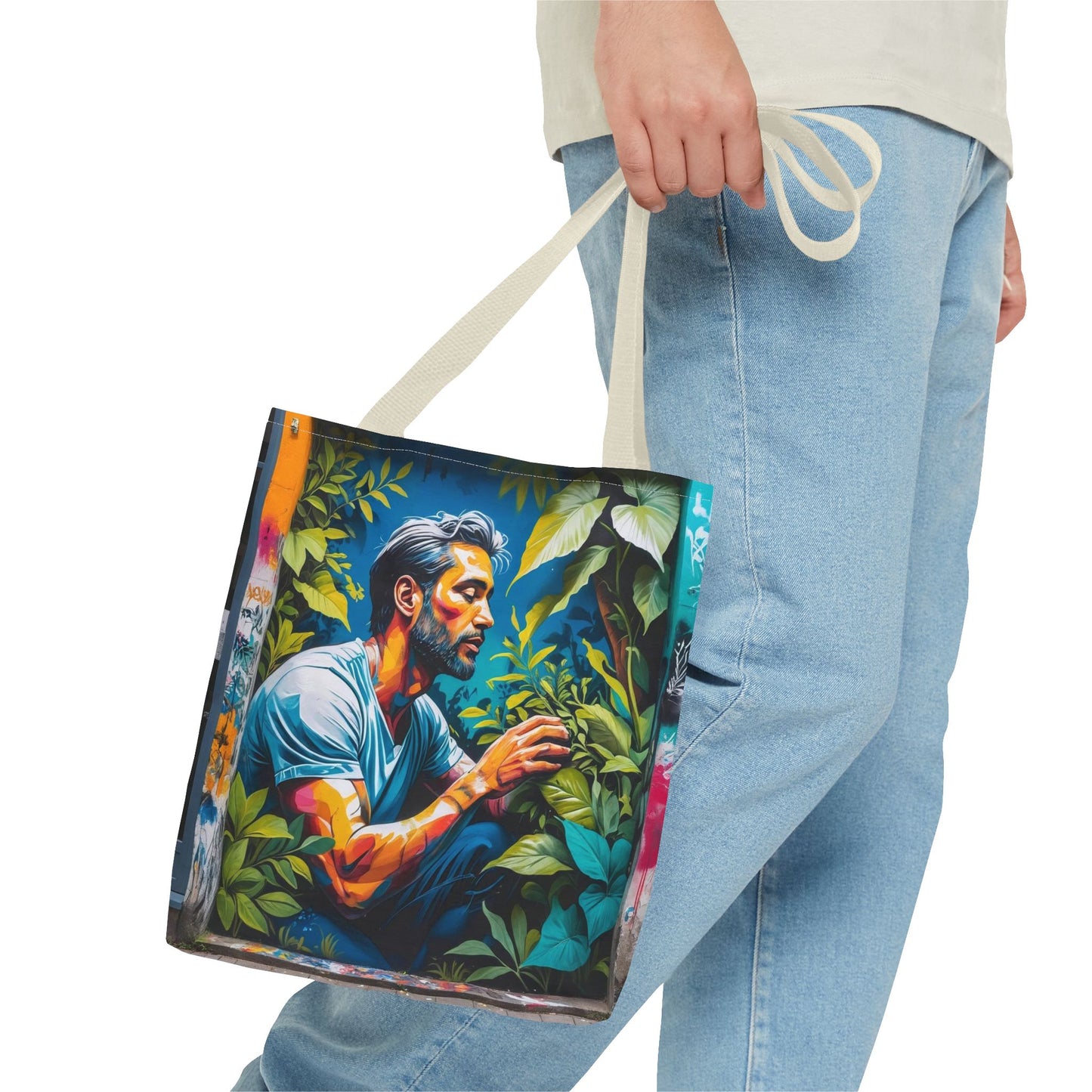 Artistic Surge - Eco-Friendly Canvas Tote Bag - LOVE FOR NATURE