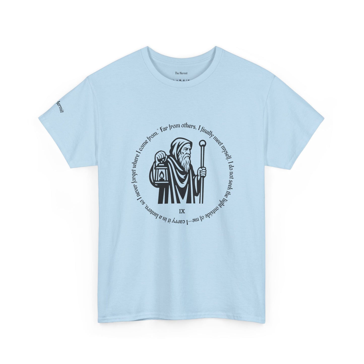 The Hermit - ArcanaPop T-Shirt – Where Tarot Magic Meets Pop Art