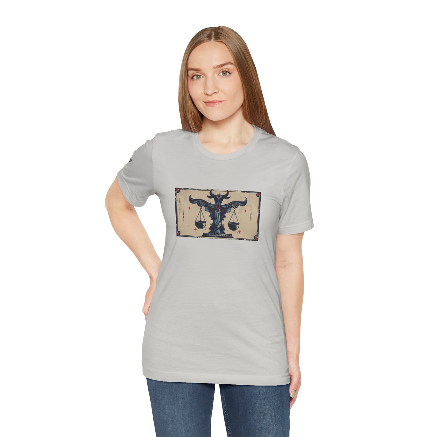Libra - Gothic Zodiac T-Shirt. Zodiac in the Shadows