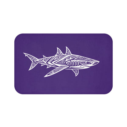 Tribal Bath Mat. Ocean Energy, Tribal Style