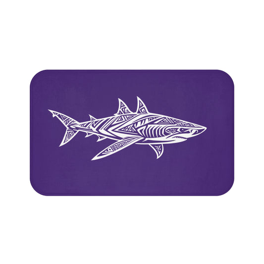 Tribal Bath Mat. Ocean Energy, Tribal Style