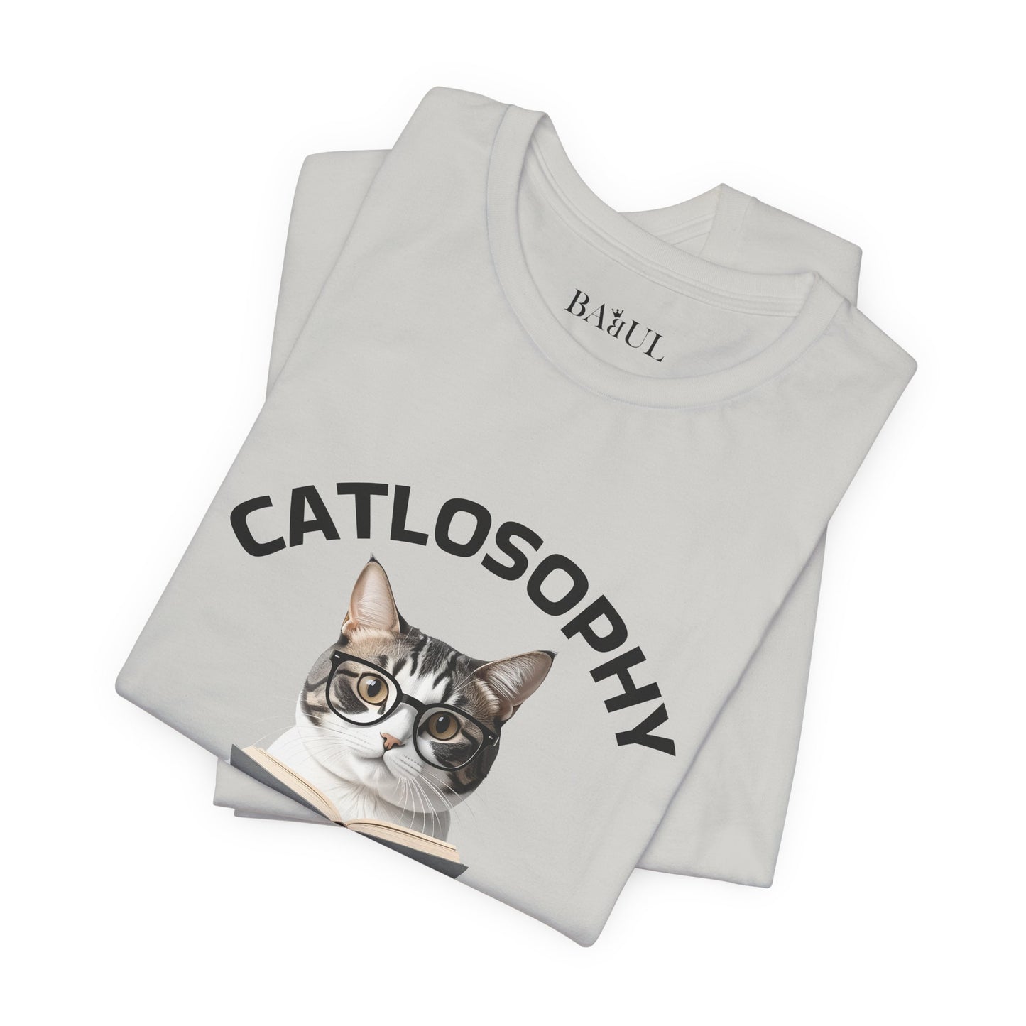 Catlosophy Unisex Jersey Short Sleeve Tee –  "Be mysterious" Design