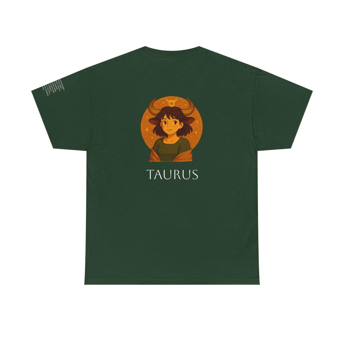 TAURUS - Dreamy Zodiac T-Shirts – The Magic of the Stars in Ghibli Style