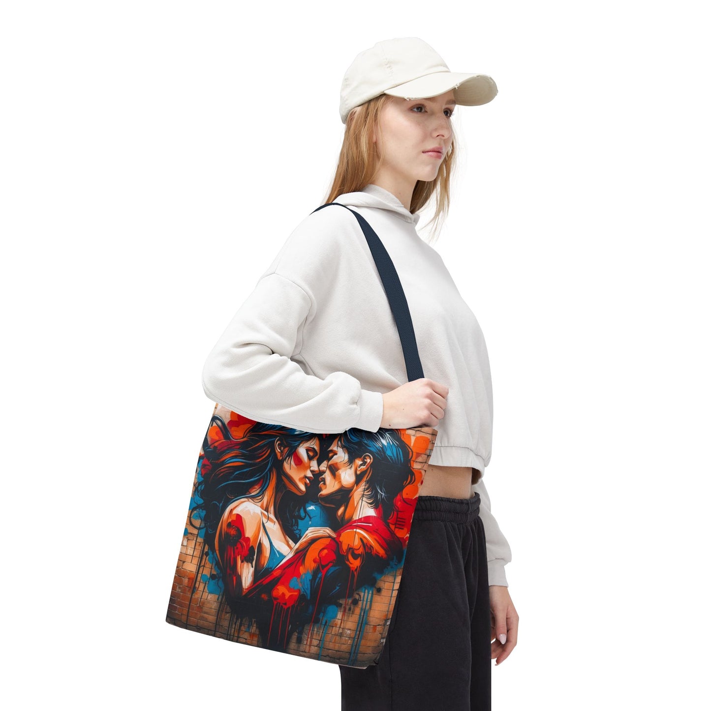Artistic Surge - Eco-Friendly Canvas Tote Bag - LOVERS